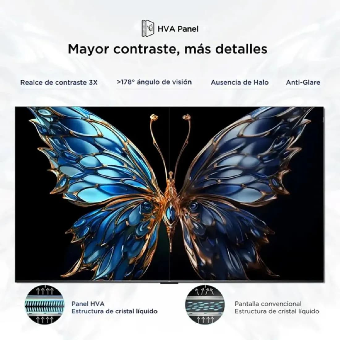 TV TCL 65 Pulgadas 4K UHD LED Smart TV Google TV 65V6C