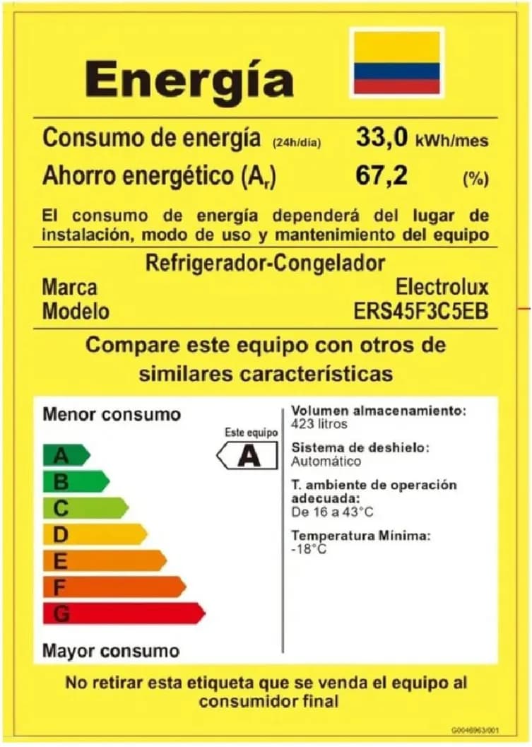 Nevecon Electrolux 423 Litros Side by Side Inverter Negro ERS45F3C5EB