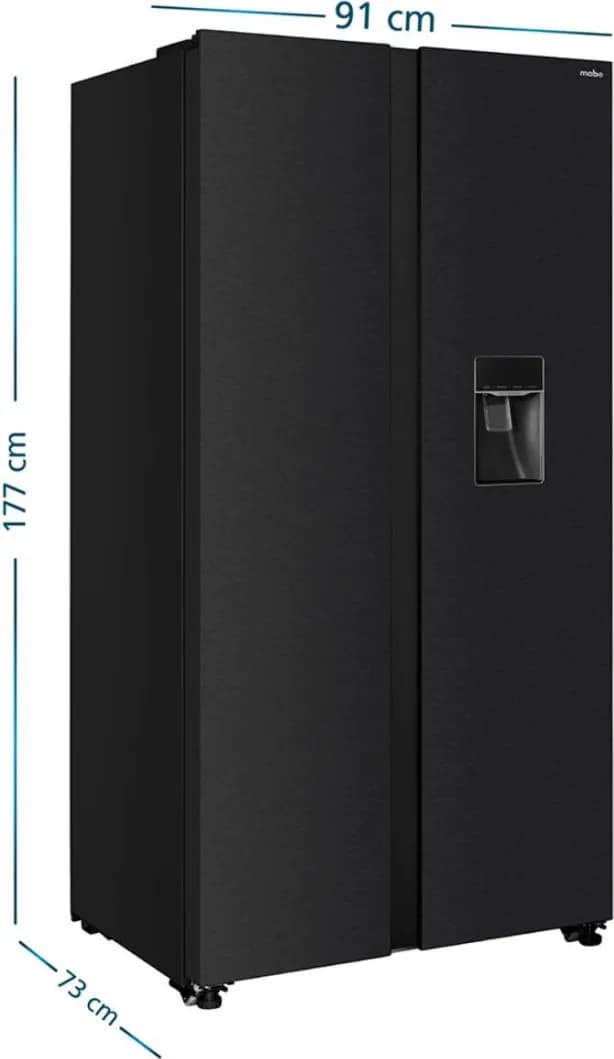 Nevecon Mabe 529 Litros Side by Side Black Steel MSL565QMLSP0