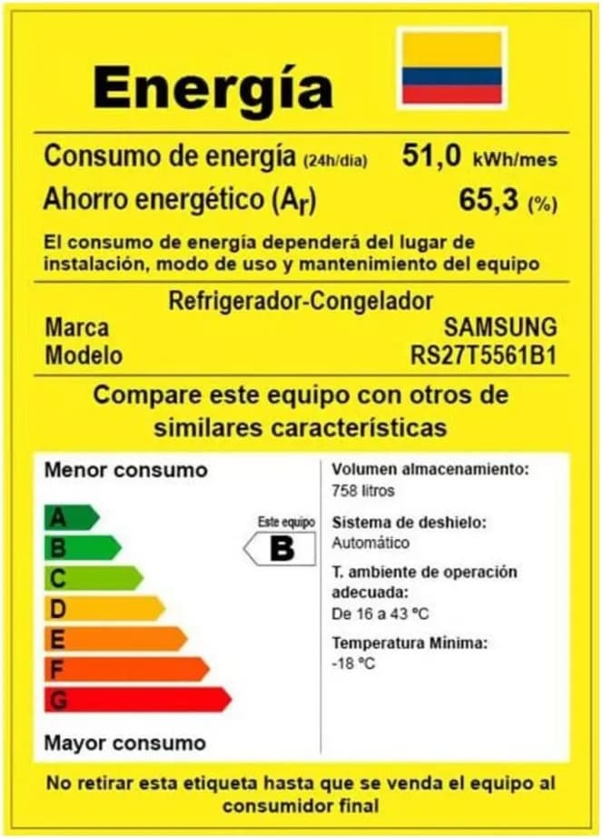 Nevecon Samsung 758 Litros Side by Side Family Hub RS27T5561B1/CO