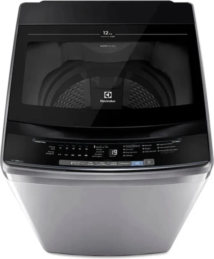 Lavadora Electrolux 12 Kg Carga Superior Premium Care Gris EWIW12F6USVS