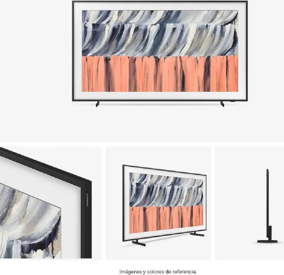 Televisor Samsung 65 pulgadas The Frame Qled 4K + Soporte VG-SCFT65BW/RU F-QN65LS03HEK3