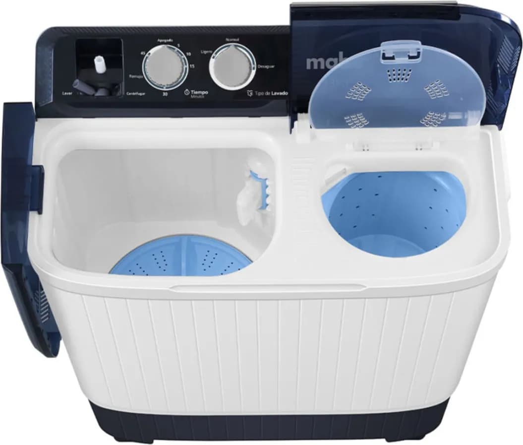 Lavadora Semiautomática Mabe 13Kg Doble Tina Blanca LMD3123HBAB0